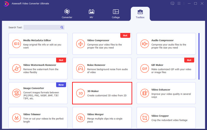 Åbn FVC Toolbox Option