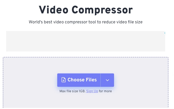 Komprimer Video Online FreeConvert