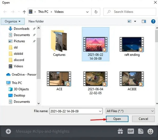 Discord File Explorer