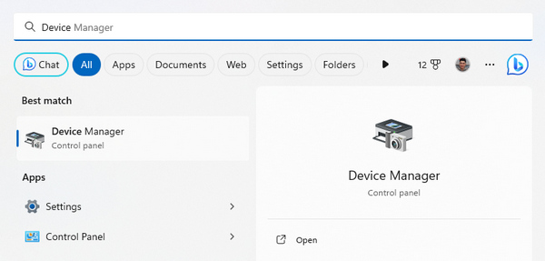 Oppdater Audio Driver Device Manager