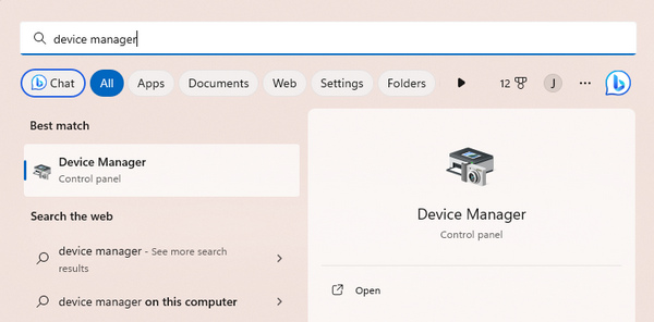 Actualización del Administrador de dispositivos de adaptadores de pantalla