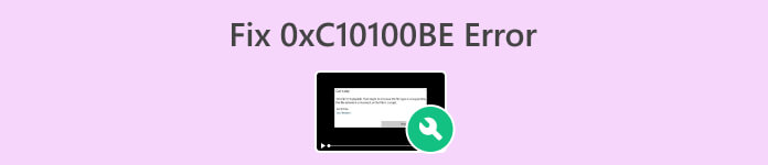 แก้ไขข้อผิดพลาด 0xC10100BE