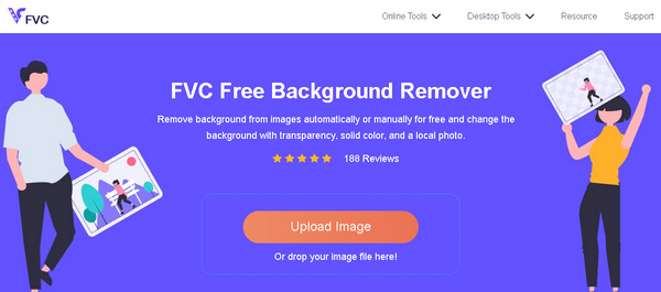 FVC Online Background Remover Lataa kuva