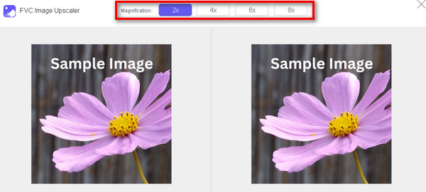 FVC Free Image Upscaler الراقي