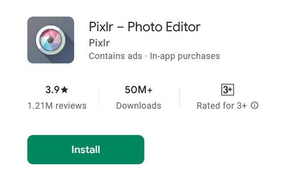 App per la compressione delle immagini PIXLR