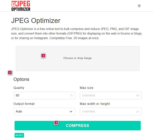 Proses Kompresor jpegoptimizer