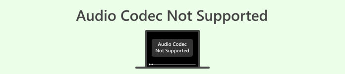 Codec audio non supportato