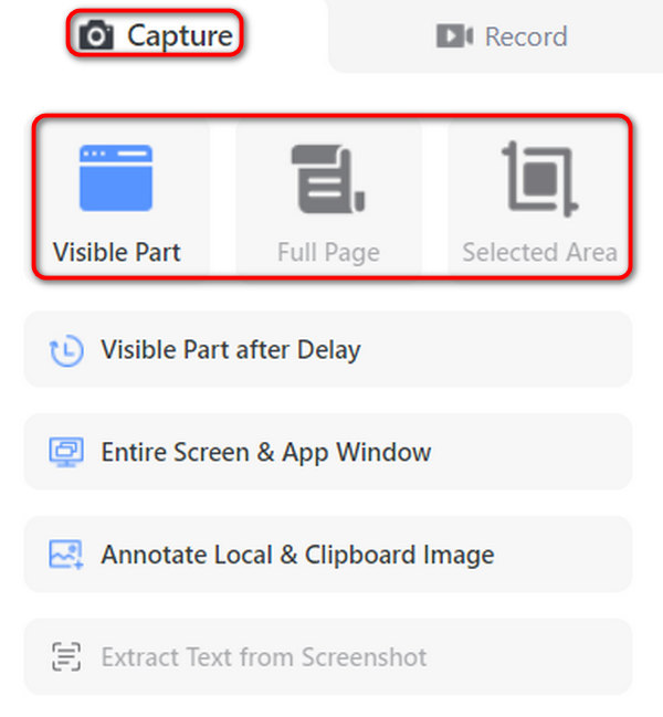 Geweldige screenshot-extensie Capture Select