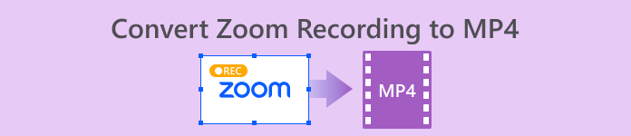 Convertiți înregistrarea cu zoom în MP4