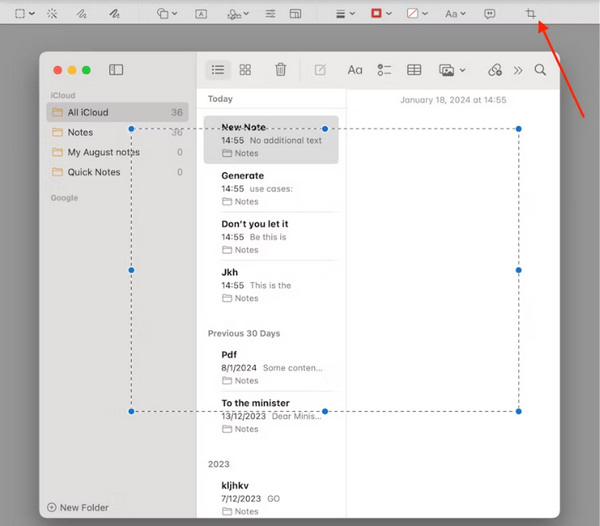 Mac Önizleme Uygulamasında Ekran Görüntüsünü Kırp