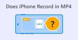 هل يسجل الايفون بصيغة MP4؟