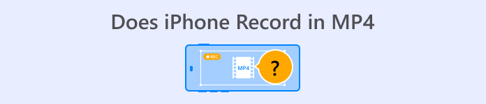 Nimmt das iPhone im MP4-Format auf?
