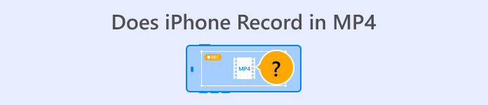 iPhone có ghi ở định dạng MP4 không