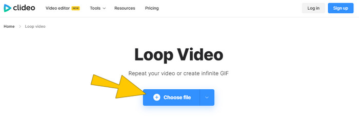 Loop MP4 Clideo-upload