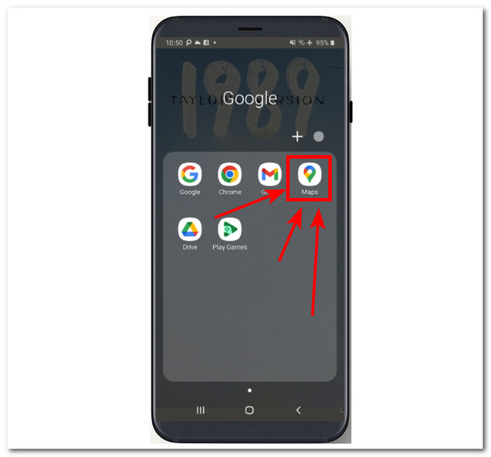 Mở Google Bản đồ Android