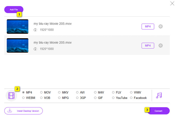 บันทึกการแปลง MP4 iPhone Converter