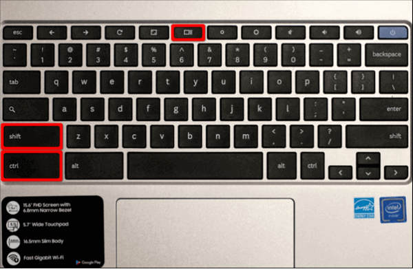 Screenshot on Chromebook Shortcuts