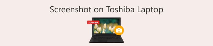 Snimak zaslona na prijenosnom računalu Toshiba