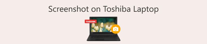 Zrzut ekranu na laptopie Toshiba