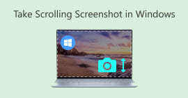 خذ لقطة شاشة للتمرير في Windows