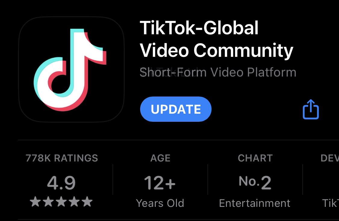 Update Tiktok App