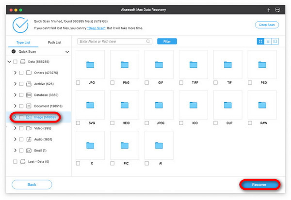 Aiseesoft Data Recovery Recover