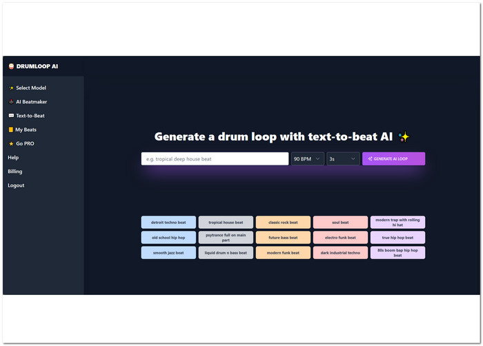 Drumloop Ai