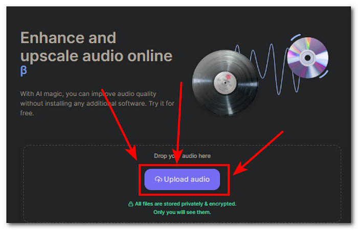 Carica l'audio nello strumento