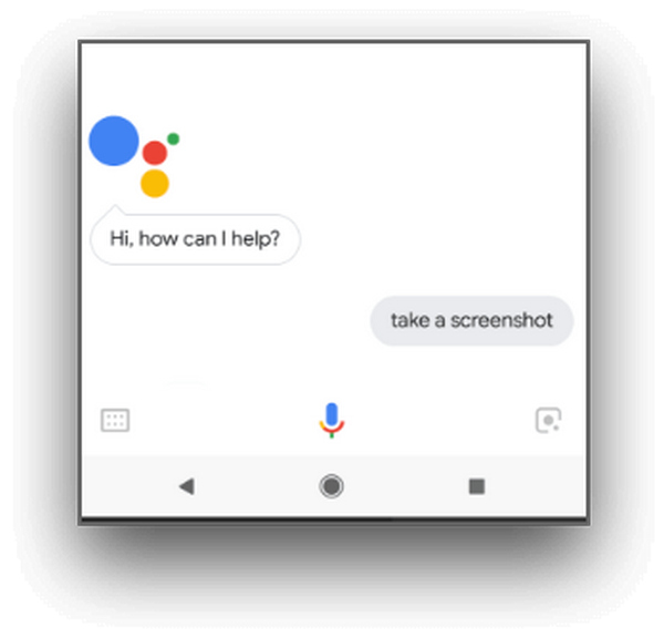 Android Screenshot Google Assistant