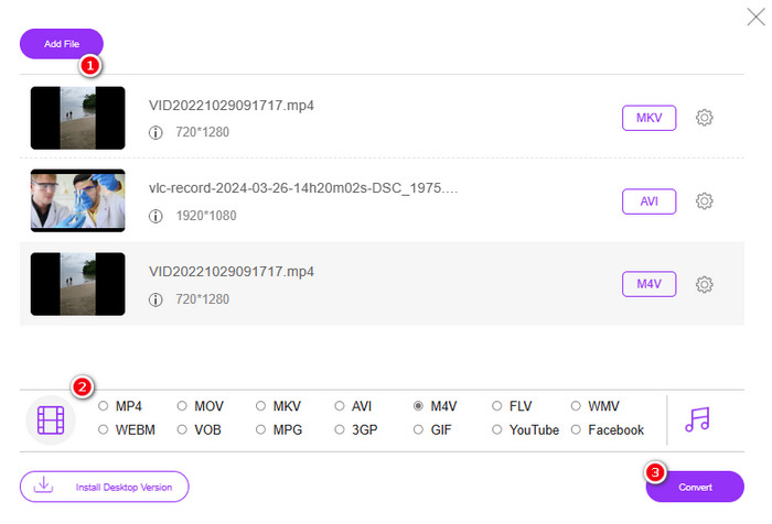 تبدیل Mp4 Fvc تبدیل