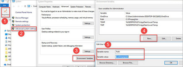 Ffmpeg تحويل M3u8 Mp4