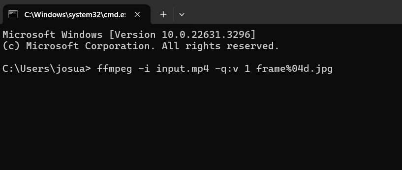 Ffmpeg Converti Mp4 in Jpg