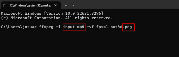 Ffmpeg で MP4 を PNG に変換