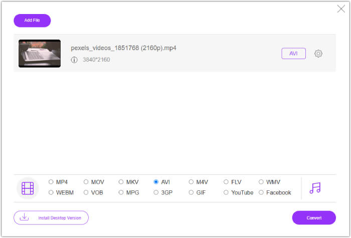 Fvc โปรแกรมแปลงวิดีโอออนไลน์ฟรี