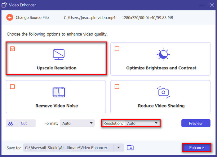 Fvc Video Converter Ultimate Resize Mp4 Video Enhancer Upscale Resolution