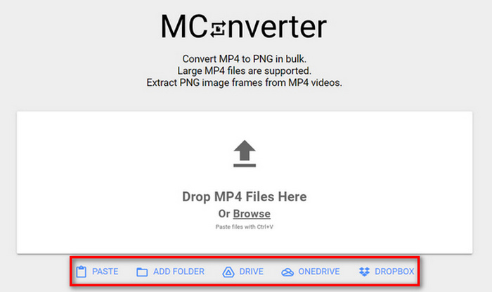 Mconvert Mp4 到 Png 导入