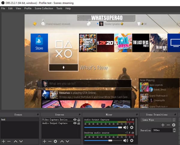 Optag Ps4 Capture Card Obs