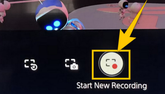 Ghi lại Ps5 Bắt đầu ghi âm mới