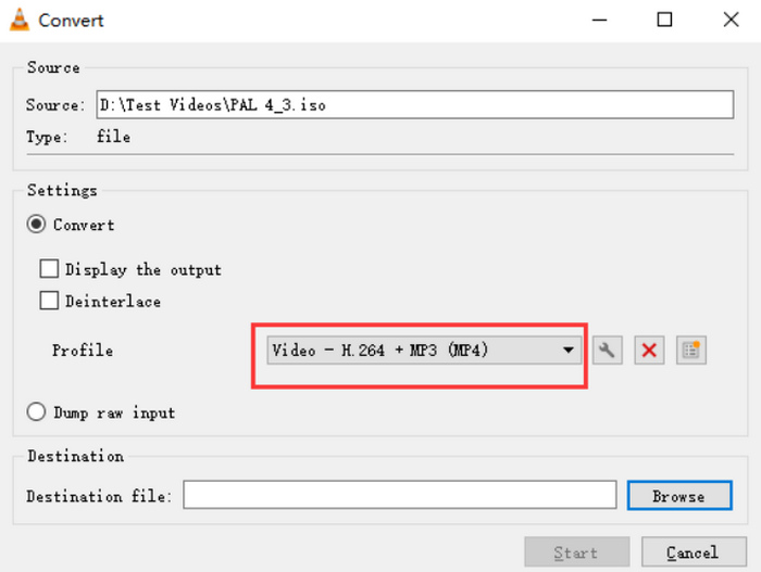 VLC แปลงไฟล์ ISO เป็น Mp4 คลิกแปลง