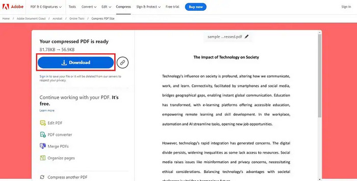 Adobe Compress Pdf Adobe Acrobat Compress Pdf Pobierz