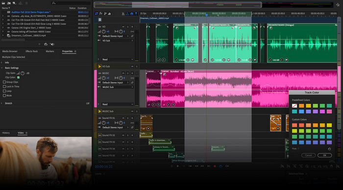 Editor Audio untuk Mac Adobe Audition