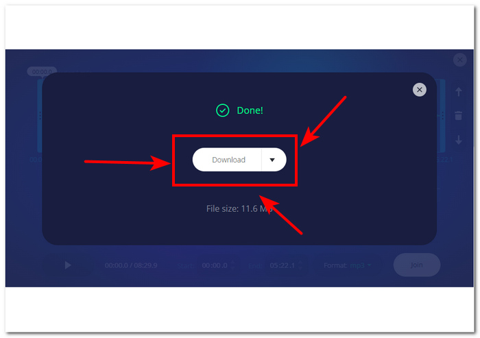 Klik op de downloadknop