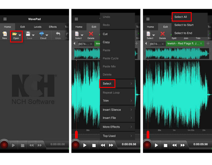 Wma फ़ाइलें संयोजित करें Wavepad फ़ाइलें आयात करें