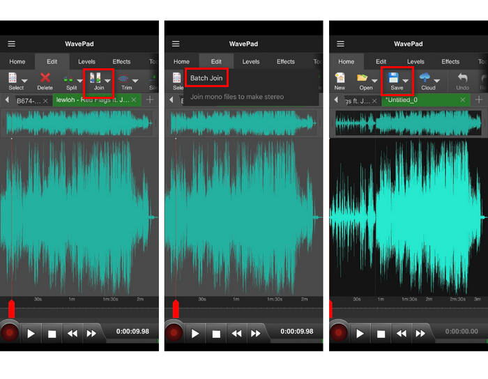 合併 Wma 文件 Wavepad 合併文件