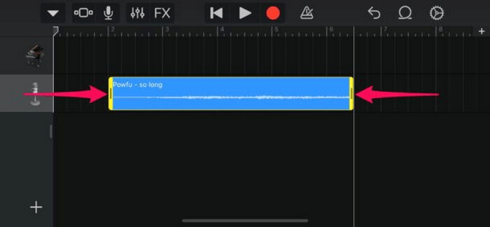 Mp3 konvertálása csengőhanggá az iPhone Garageband Trim készüléken