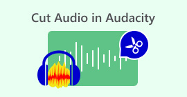 Retalla l'àudio a Audacity