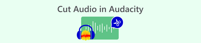 Retalla l'àudio a Audacity