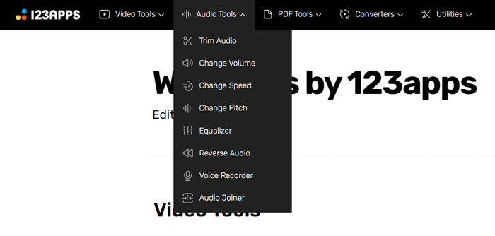 Edytuj pliki WMA Aps123 Audio Tools