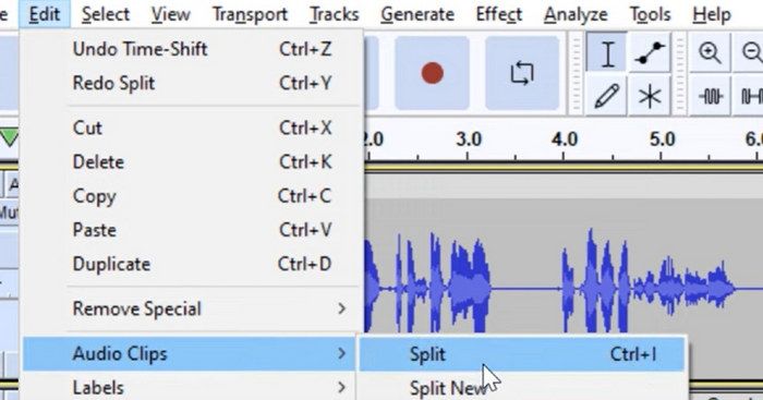 แก้ไขไฟล์ WMA ด้วย Audacity Editing