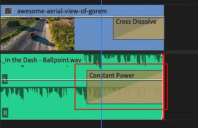 Fade Out Audio Premiere Pro Drag Fade Type